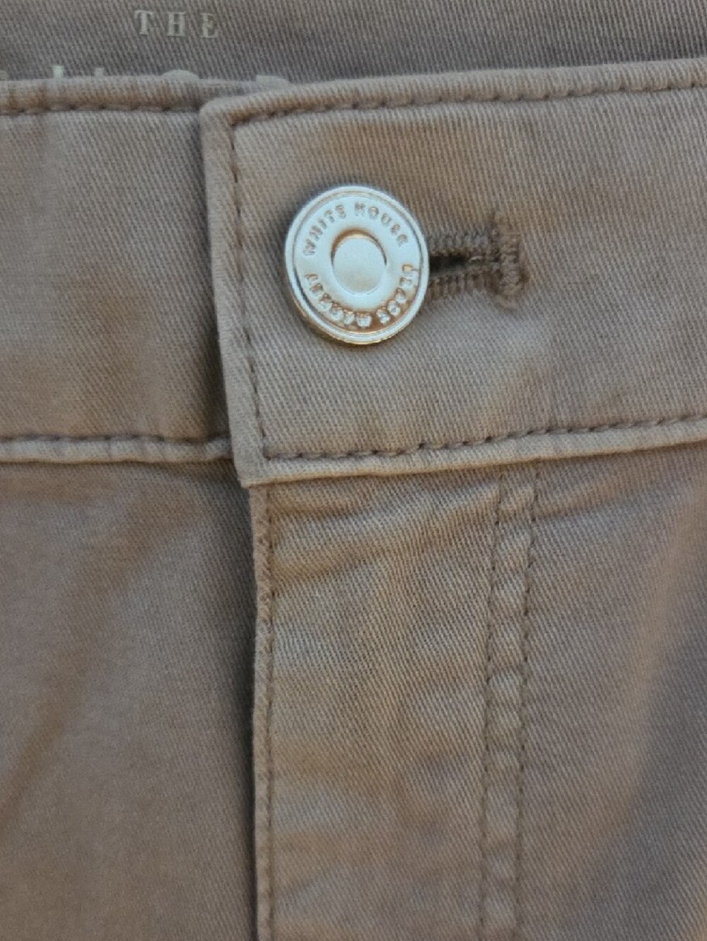 White House Black Market THE SHORT KHAKI TAN CUFFED CARGO STYLE SHORTS SIZE 0 - Picture 8 of 12